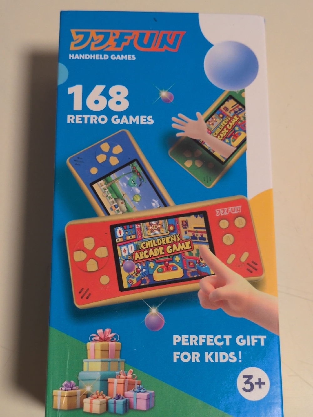 Retro Handheld Game Console - Pink And Yellow